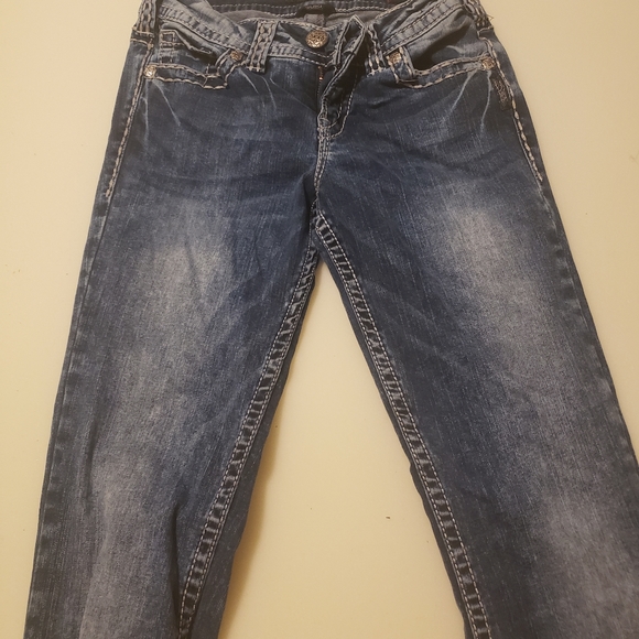 Women's silver jeans - Picture 2 of 2
